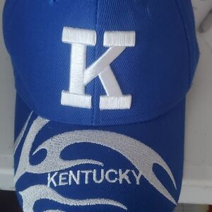 Source Unknown Blue and White Hat